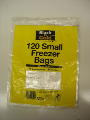 BG Freezer Bags Small Pack of 120